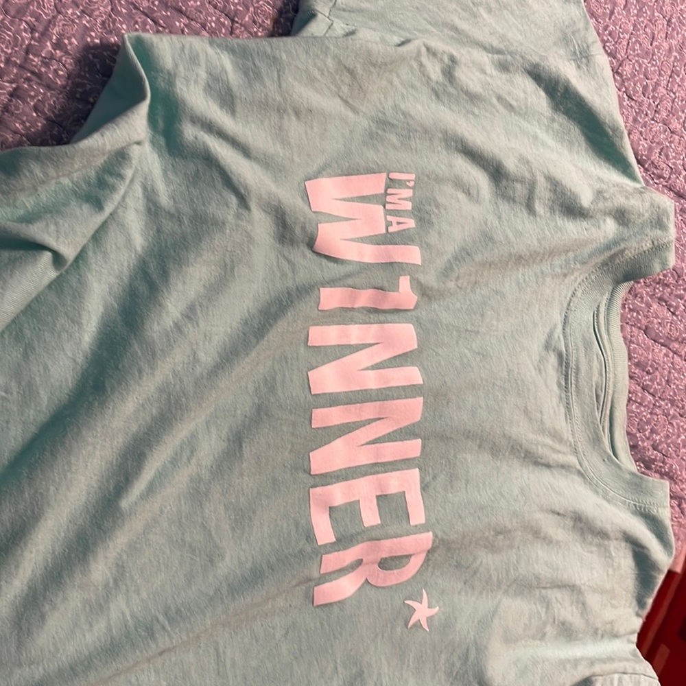 I’m a winner shirt sleeve shirt